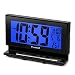 Produktbild Plumeet digitaler Wecker mit automatisiertem Nachtlicht, Temperaturanzeige, Schlummerfunktion, großen LCD-Buchstaben, einfachen Einstellungen, batteriebetrieben (Blaues Licht)