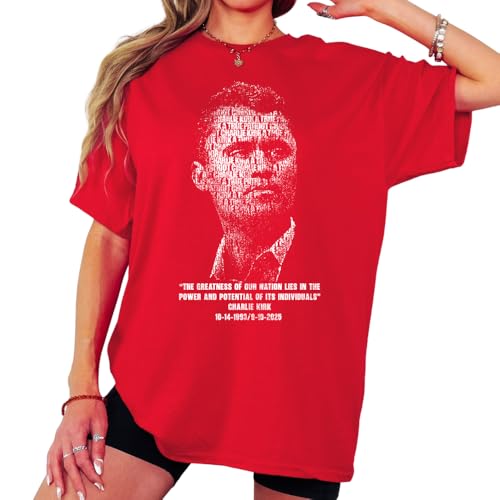 Charlie Kirk Shirt Memorial Tribute Tee True Patriot Shirt USA Freedom Multicolor