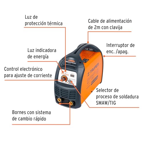 Soldadora inversora Truper SOIN 120-160 2 soldadora inversora truper soin 120 160 precio marca TRUPER (2)