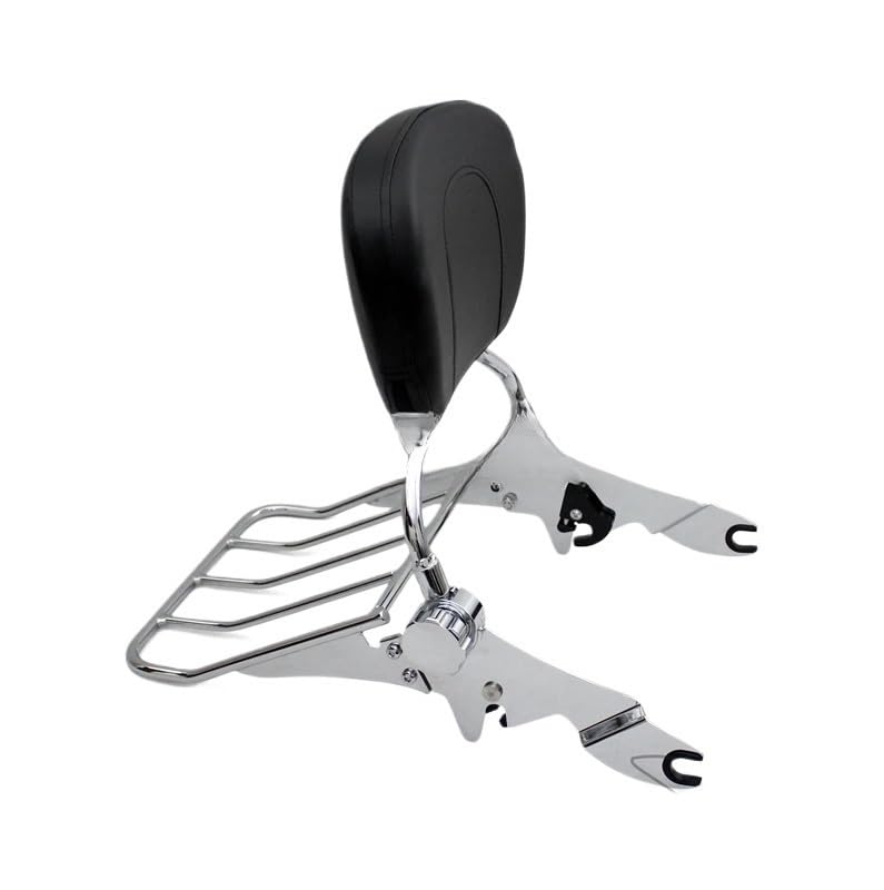 Support porte-bagages moto réglable et dossier amovible FLHT FLTR