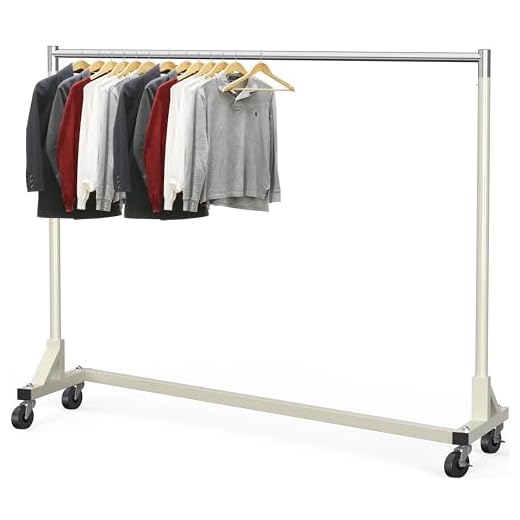 Simple Houseware Industrial Grade Z-Base Garment Rack, 400lb Load with 62in extra long bar