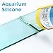 Aquarium Silicone Sealant Clear (2x10.5 floz) 100% Silicone, Waterproof Aquarium Safe, Non-Toxic Fish Tank Glue, Solvent Free, Rapid Curing, Strong Adhesion, Transparent, 2 Pack