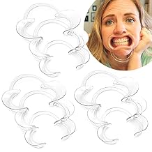 Dental Cheek Retractor, 9-Pack 100% BPA-Free C-Shape Autoclavable Mouth Opener Retractors for Teeth Whitening, Party, Mouthguard Challenge Game 3X Size S, 3xSize M, 3xSize L 9 Pack