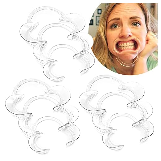 Dental Cheek Retractor, 9-Pack 100% BPA-Free C-Shape Autoclavable Mouth Opener Retractors for Teeth Whitening, Party, Mouthguard Challenge Game (3X Size S, 3xSize M, 3xSize L) (9 Pack)