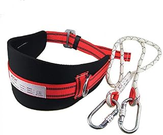 Safety Harness Kits, KATSU Mountain Climbing Work Height Safety Belt Fall Arrest Body Rescue Rope Aerial Work Belt 362113