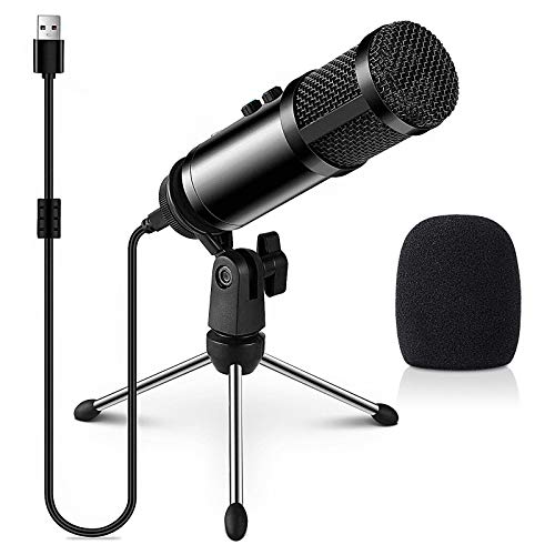 Multipurpose Condenser Microphones,USB Gaming Microphone,Compatible with Laptop Desktop Windows PC & Mac,Plug&Play Microphone with Desktop Stand for Broadcasting,Meeting,Voice Overs and Streaming Multipurpose Condenser Microphones,USB Gaming Microphone,Compatible with Laptop Desktop Windows PC & Mac,Plug&Play Microphone with Desktop Stand for Broadcasting,Meeting,Voice Overs and Streaming