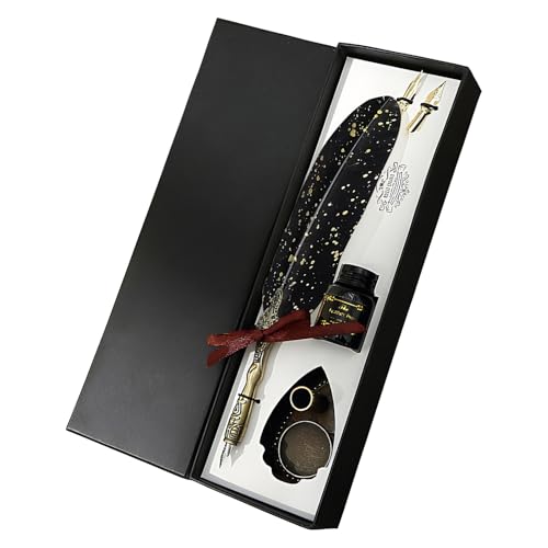 Ensemble de plume à écrire rétro, coffret cadeau pour historien