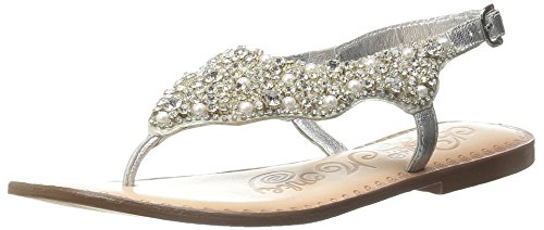 Naughty Monkey Women's Pearl Gem Dress Sandal