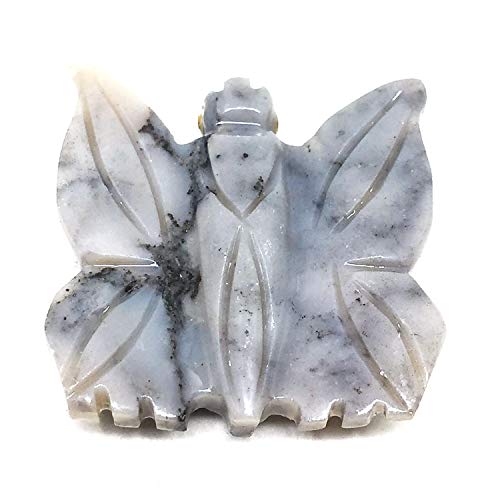Nelson Creations, Llc Butterfly Natural Soapstone Hand-Carved Animal Charm Totem Stone Carving Figurine, 1.5 Inch #TOP7