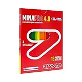Seven Set Matite Colorate - Scatola da 18 pz - Confezione Pastelli Scuola, Ufficio - MINA 4.0 - Spazio Etichetta Nome