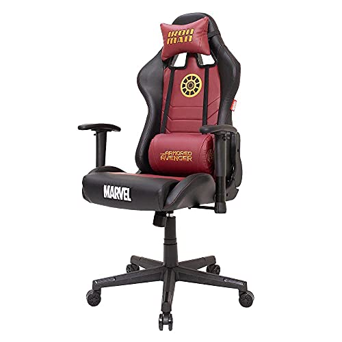 Cadeira Gamer Marvel Homem De Ferro Reclinável Gaming Pro Original