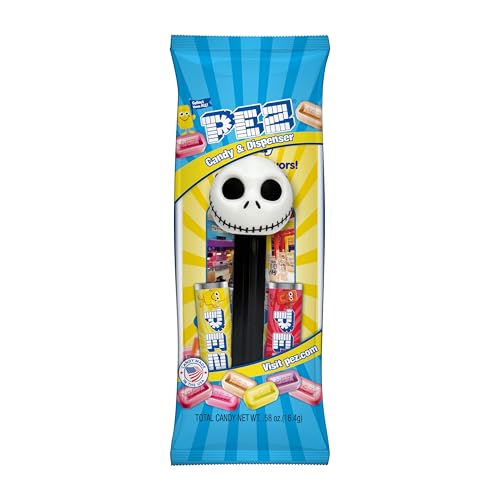 Image of Disney The Nightmare Before Christmas PEZ Party Pack, 12 count assorted characters, each individually wrapped with two candy refills