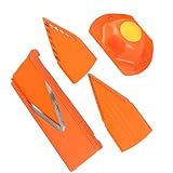 Mandoline, Mandolina Cortadora de Mandolina con Hoja en V para Cocina, Cortador Manual de Verduras, Herramienta de Cocina Vegetal con Hoja de Acero Inoxidable, Protector de Mano