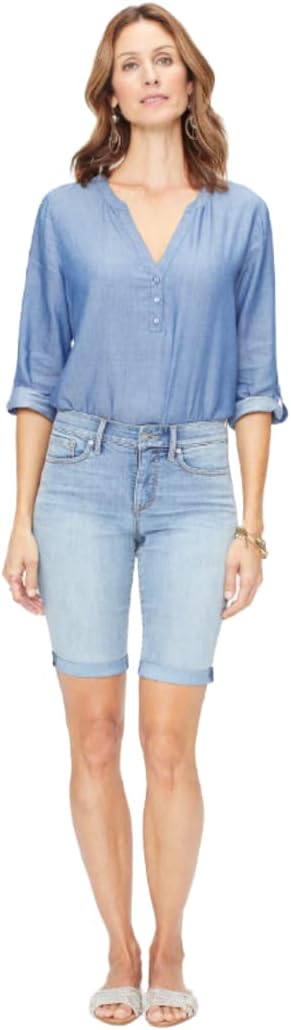 NYDJ Women's Briella Roll Cuff Denim Shorts