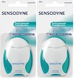 Sensodyne Zahnseide extra sanft, mit Minzgeschmack und Fluorid, 1x50m (Packung mit 2)