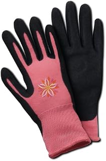 Magid BE338T Bella Women's Comfort Flex Coated Garden Glove, Small/Medium
