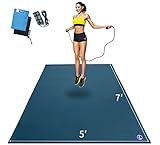 MRO Große Trainingsmatte, 2,1 x 1,5 m x 7 mm, hochdichte Trainingsmatten für Zuhause...