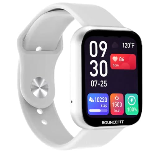 Bouncefit M I D116 Fitness Band Smart Watch White - Image 2