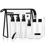 Morfone Travel Bottles kit, TSA Approved Travel Size Containers for Toiletries Leak Proof Refillable