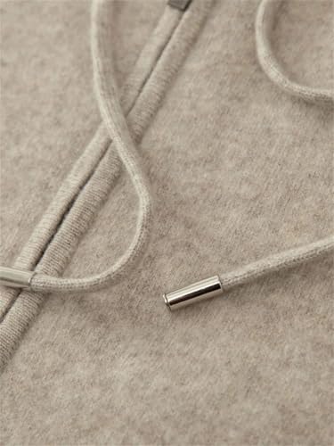 Men Women Hooded Cardigans Sweater Cashmere Pockets Zippers Soft Thick 100 Percent Merino Wool Knitted2