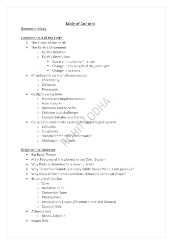 Image of Physical Geography for UPSC 2024-25: An Illustrated Guide and Comprehensive Approach to Physical Geography | IAS UPSC Civil Services Exam 2024 - S Chand Book Edition