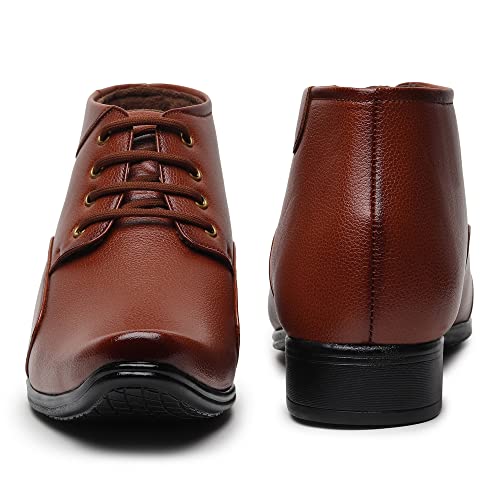 Image of Zixer Synthetic Leather Mens Formal Shoes || Office Formal Shoes Men Stylish|| Formal Shoes for Men Patent Leather Lace Up Party Formal Shoe