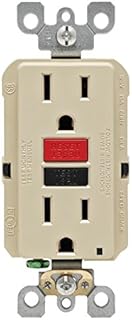 Leviton R71-GFNT1-0RI 15 Amp Ivory SmartlockPro Self-Test GFCI