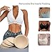 VANTOBEST 3 Pairs Round Bra Inserts Pads Removable Sports Yoga Bra Cups Inserts Enhancers Swimsuit Push up Bra Pads for Bikinis Top Swimsuit Sport Bra (Black+White+ Beige)