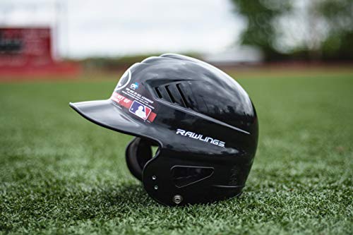 Rawlings | COOLFLO Batting Helmet | 6 1/2" - 7 1/2" One Size Fits Most | Black by Rawlings - Image 4