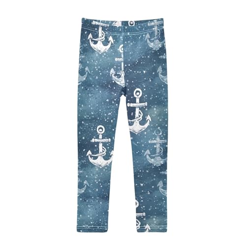 Girls' Leggings Anchor Ocean Kids Yoga Tights Pants 1 Pack 20849255