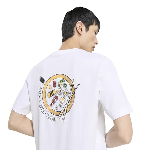 adidas Homme Sushi Graphic Shirt, White, 3XL