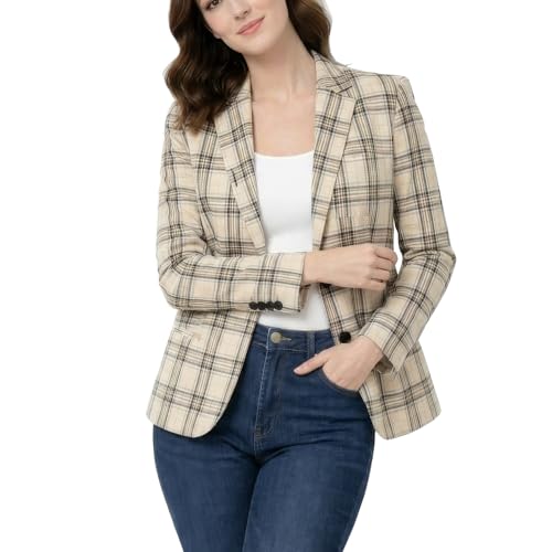 Veste blazer pour femme chic et élégant en coupe ajustée classique