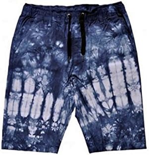 Mens Lavish Society-Twill Jogger Navy Short (Medium)