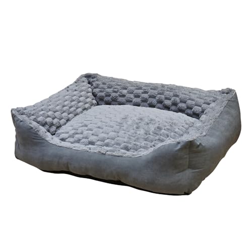 Nobby Komfortbett eckig Classic Diamond grau L x B x H: 50 x 40 x 17 cm