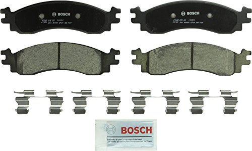 BOSCH BC1158 QuietCast Premium Ceramic Disc Brake Pad Set - Compatible with Select Ford Explorer, Explorer Sport Trac, Taurus; Lincoln MKS, MKT; Mercury Mountaineer; FRONT