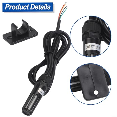 Module de capteur de puce de baromètre numérique et détecteur de pression I2C sonde d'humidité pour composant de station météo pour appareil CVC Outil de mesure d'altitude Usage industriel (pour – vue 9