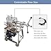 INTSUPERMAI FT-150 Plate and Frame Filter Disc Frame Filter Press Machine Press Filtration Machine Stainless Steel Slag Pressure Filtration Machine With 10 Pieces Filter Plate 0.75KW, 110V