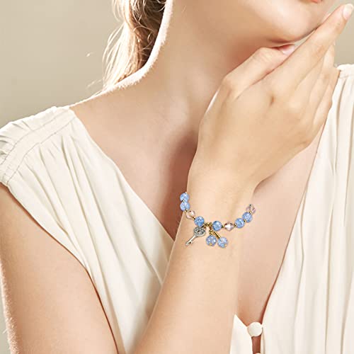 Jmwedia mon compte Femme Bracelet multicolore perlé extensible Bracelet perlé empilable Bracelet ajustable perlé superposé Bracelet extensible coloré Femme Fille Pour Anniversaire – vue 8