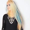 Colorme Root Touch Up Temporary Hair Mascara to color and Blend Semi Permanent Dye regrowth. Washes Out (BLUE)