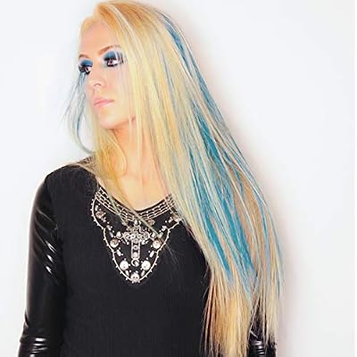 Colorme Root Touch Up Temporary Hair Mascara to color and Blend Semi Permanent Dye regrowth. Washes Out (BLUE)