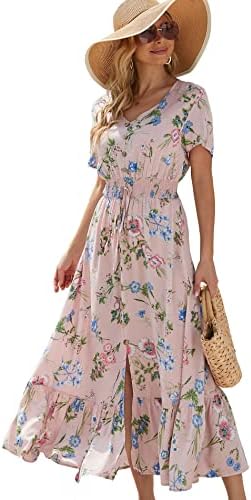 button down flowy dress