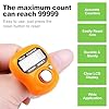 10-Pack Mini LCD Digital Finger Clicker Counter, 5-Digit Handheld Tally Counter for Knitting, Crochet, Lap Counting, Golf, Coaching, and Classroom Use