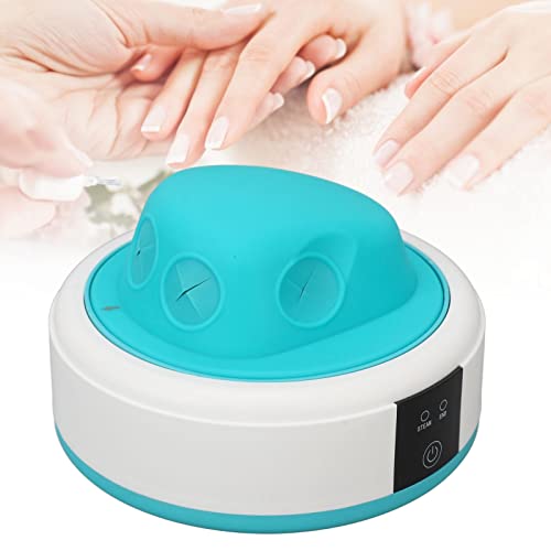 Nail Polish Remover Machine Nail Steamer, Nail Gel Removers Machine Electric Silicone Heating Nail Steam Polish Removers for Manicure Beauty Salon Home Use(US)