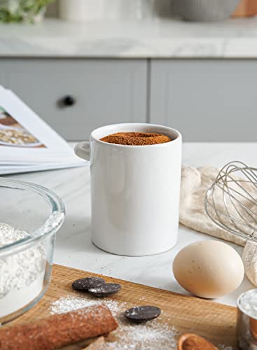 Le Tauci Sugar Bowl With Lid And Spoon, Ceramic Sugar Bowl, Sugar Jar For Kitchen, Coffee Bar, Countertop, 12 Oz Salt Container, Modern Farmhouse Kitchen Decor, White #TOP3