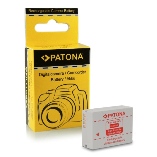 Batteria NB-10L per Canon PowerShot G1 X | G3 X | G15 | G16 | SX40 | SX40 HS | SX50 HS | SX60 HS