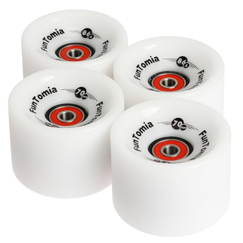 Longboard Rollen FunTomia 4 Stück für Skateboard und Longboard