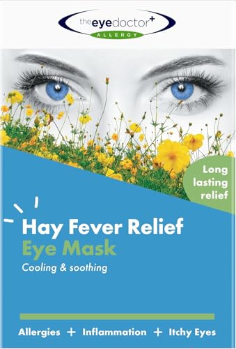 The Eye Doctor Allergy - Cold Eye Compress for Allergy & Hayfever Symptoms Inflammation Puffy Eyes Headaches and Migraines - Reusable Gel Eye Mask - Cool Soothing Relief Therapy