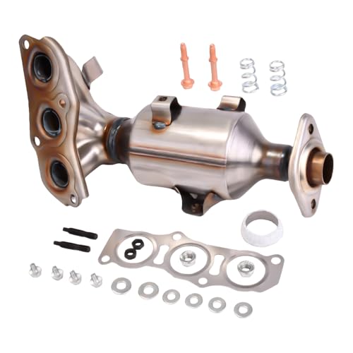 Convertidor catalítico Flydida con kit de montaje y juego de juntas Compatible con C1 (PM_, PN_) 107 (PM_, PN_) AYGO (_B1_) 2005-2014 Pieza n.° 0342L5 0342K0 0342K3 0342K8 1609158080 171400Q010