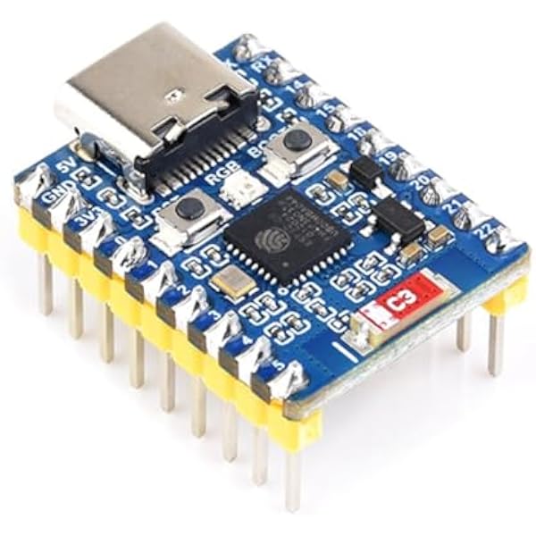 C6 Zero M deska rozwojowa WiFi 6 mini podwójny procesor obsługuje 2,4 GHz WiFi Bluetooth LE - 1 zestaw