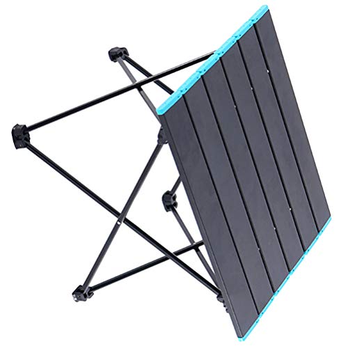 Mesa dobrável de metal portátil CliSPEED para uso ao ar livre, mesa de jantar dobrável para jardim,